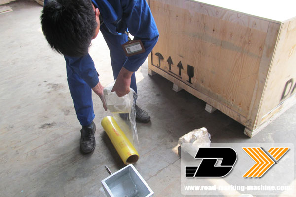AC-HPT pavement coating machine export to Phillipines